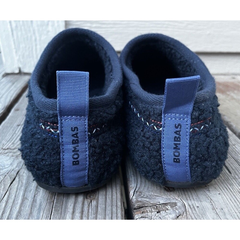 Bombas Sunday Slippers Women’s 11 Sherpa Comfort Slip On Mule - Navy Blue - Picture 9 of 10